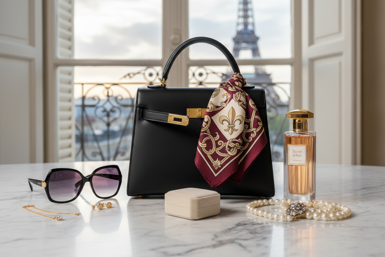 Paris elegant luxe accessories 